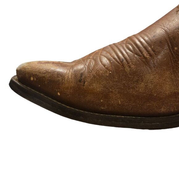 Vintage Nocona Cowboy Boots Mens 10 B 10.5 Narrow Country Western Rockabilly - Picture 7 of 16